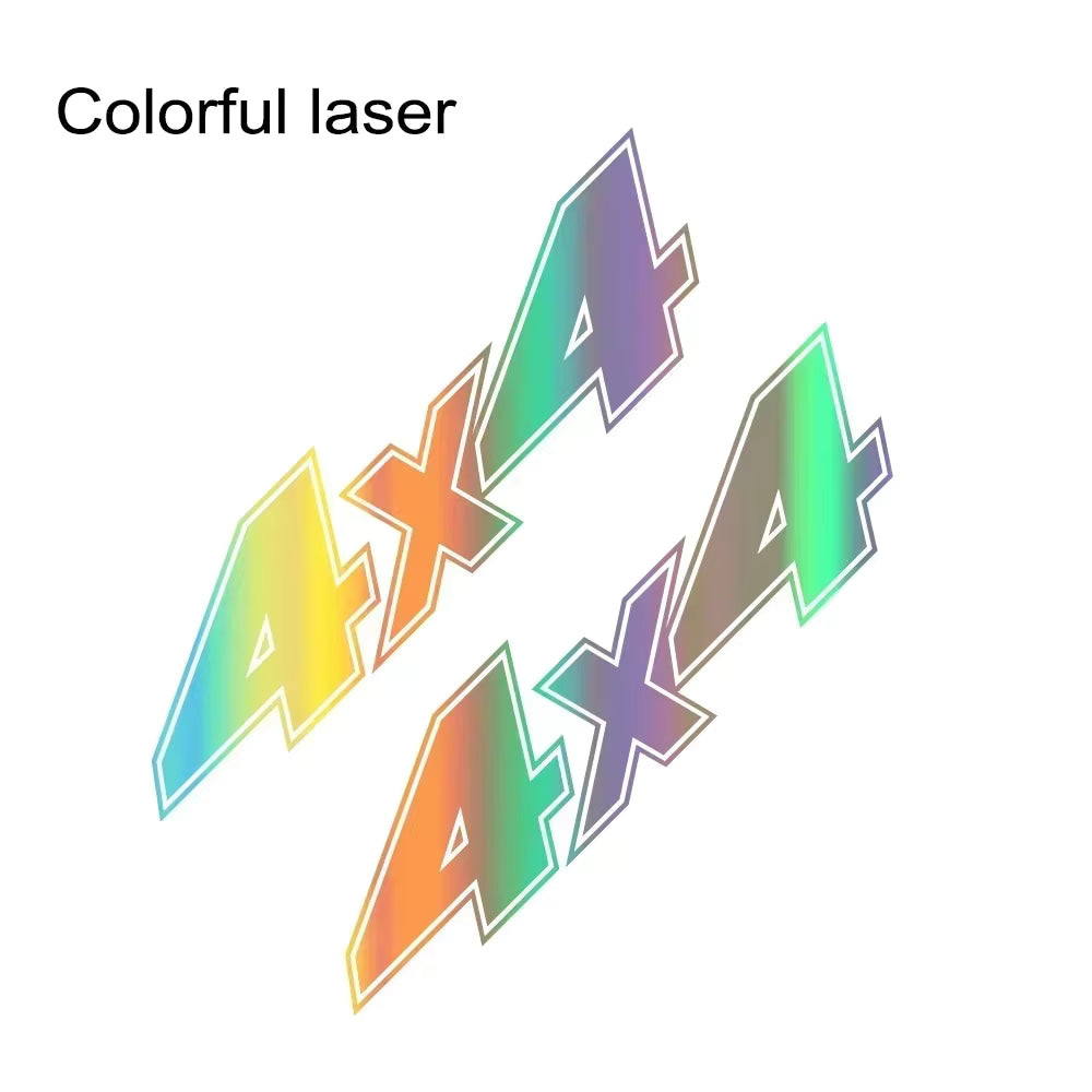 4x4 Off-Road Sticker Seti (2 Adet) | Pickup ve SUV Yan Kapı - Sticker Master