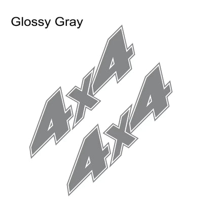 4x4 Off-Road Sticker Seti (2 Adet) | Pickup ve SUV Yan Kapı - Sticker Master