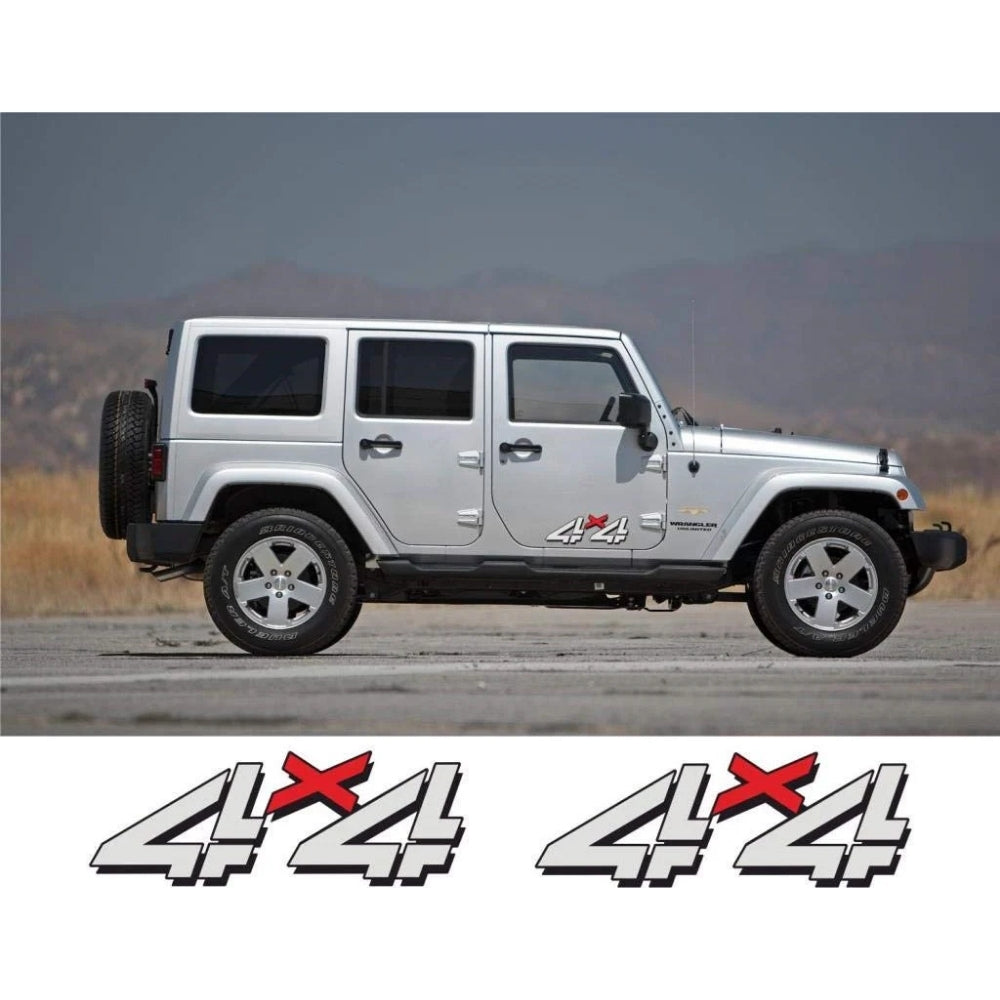 Sticker Master 4x4 Gmc Off Road Sticker Motor, Kask, Laptop, Araba, Oto Araç İçin Dayanıklı Etiket Decal 25 Cm