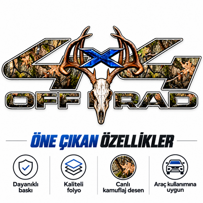4x4 Off-Road Sticker öne çıkan özellikler