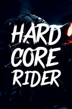 Sticker Master Hard Core Rider Motorsiklet,Kask,Laptop,Motor Ve Oto Araç Sticker 14 X 18 Cm