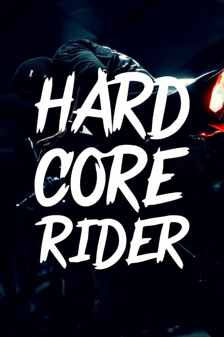 Sticker Master Hard Core Rider Motorsiklet,Kask,Laptop,Motor Ve Oto Araç Sticker 14 X 18 Cm