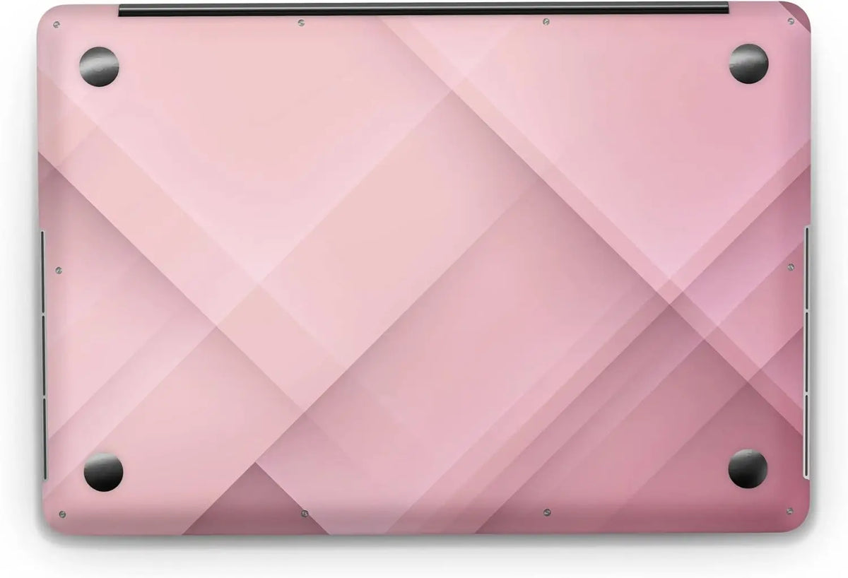 Pink Tech Sticker Pink Laptop Sticker Geometric Design Set - Sticker Master
