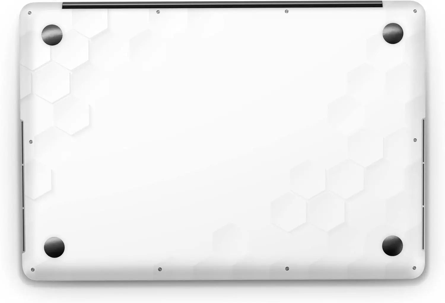 Sticker Master Geometric White Evrensel Sticker Dizüstü Bilgisayar Vinil Sticker Decal 12" 13" 13.3" 14" 15" 15.4" 15.6 inç Dizüstü Bilgisayar Çıkartma Koruyucu Macbook Asus Acer Hp Lenovo Huawei Dell İçin Sticker Master