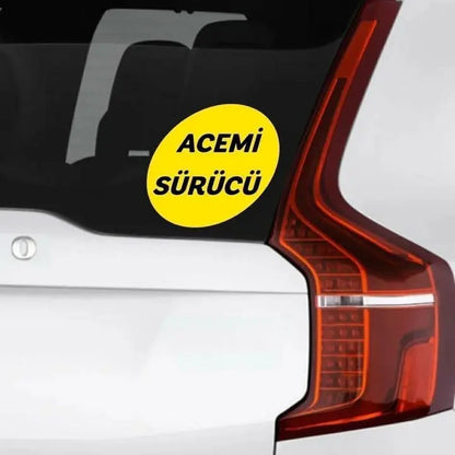 Sticker Master Acemi Sürücü sticker
