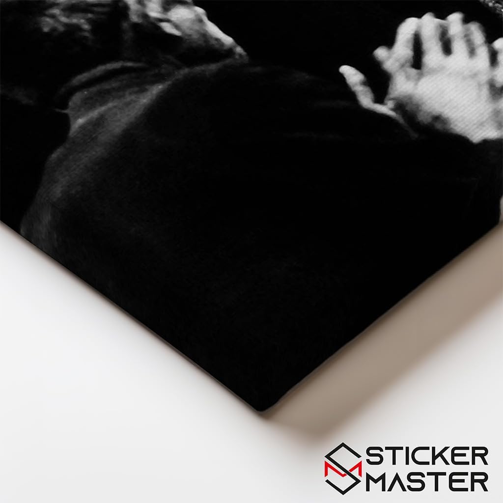 Sticker Master Atatürk Temalı Siyah Beyaz Portre Kanvas Tablo | 40x60 Cm,50x70 Cm,100x70 Cm | Sanatın Büyüsünü Mekânınıza Taşıyın
