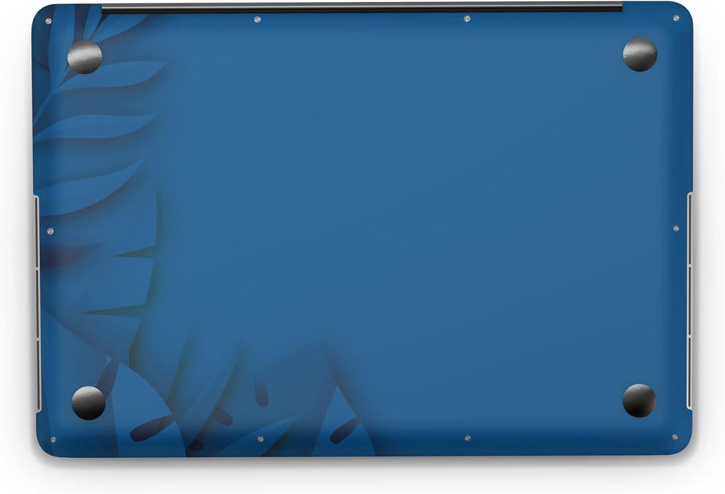 Sticker Master Blue Leaves Evrensel Sticker Dizüstü Bilgisayar Vinil Sticker Decal 12" 13" 13.3" 14" 15" 15.4" 15.6 inç Dizüstü Bilgisayar Çıkartma Koruyucu Macbook Asus Acer Hp Lenovo Huawei Dell İçin