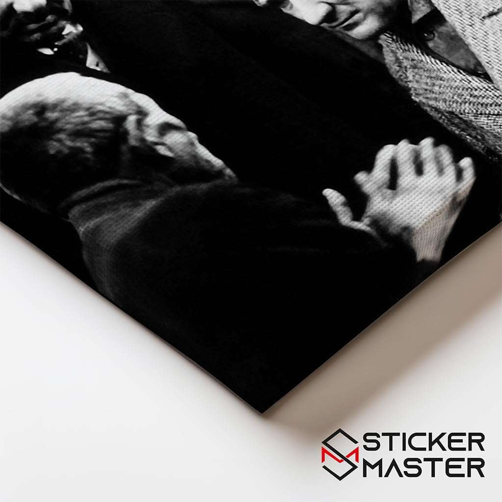 Sticker Master Atatürk Temalı Siyah Beyaz Portre Kanvas Tablo | 40x60 Cm,50x70 Cm,100x70 Cm | Sanatın Büyüsünü Mekânınıza Taşıyın