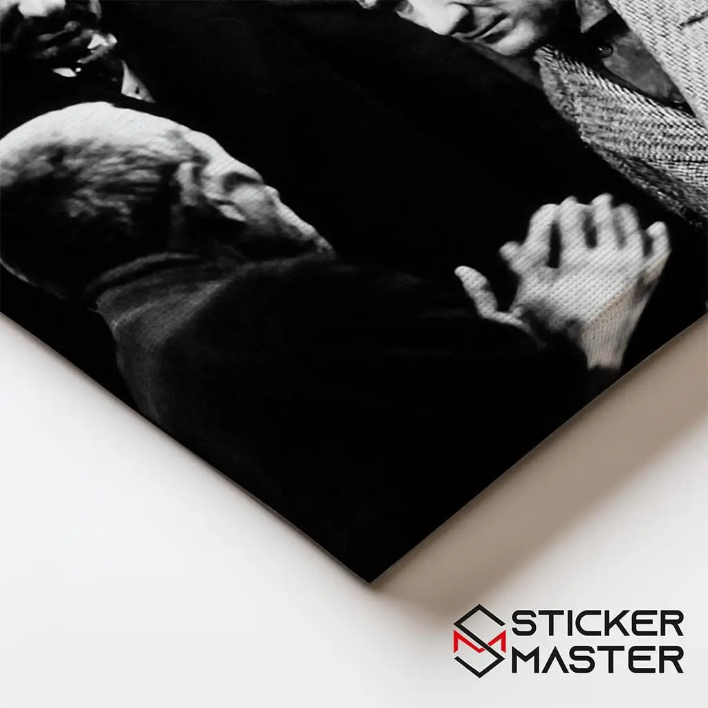 Sticker Master Atatürk Temalı Siyah Beyaz Portre Kanvas Tablo | 40x60 Cm,50x70 Cm,100x70 Cm | Sanatın Büyüsünü Mekânınıza Taşıyın Sticker Master