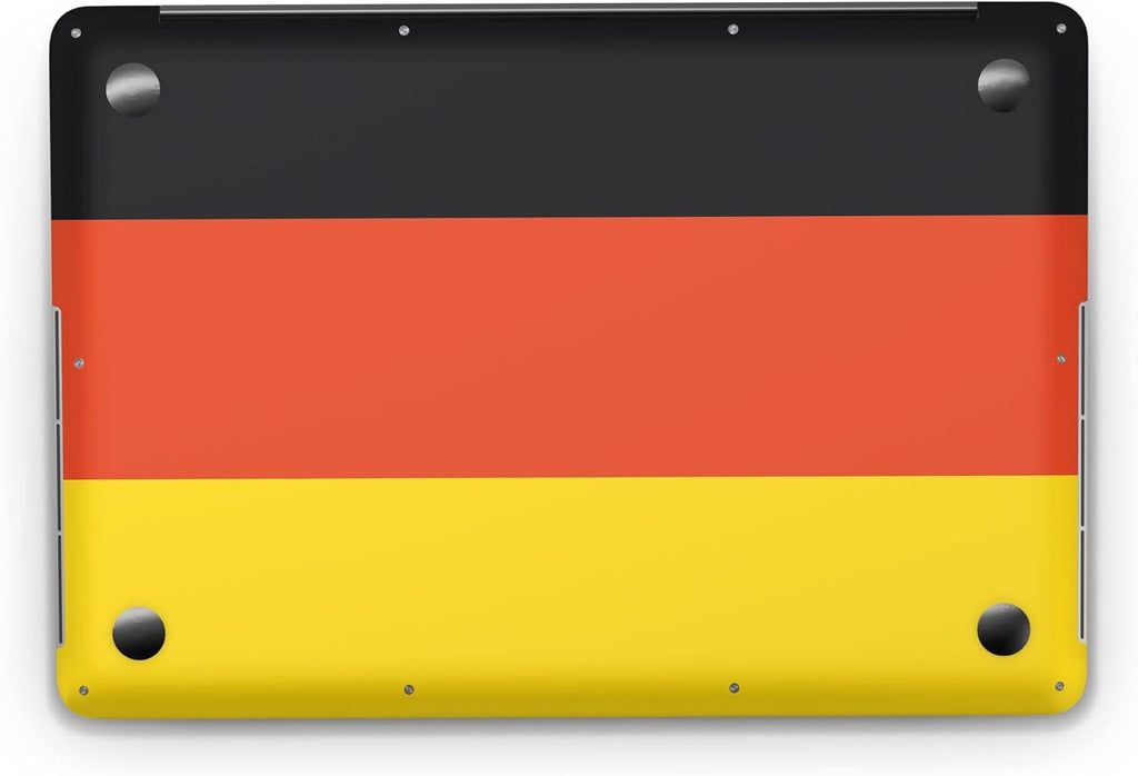 Sticker Master German Flag Evrensel Sticker Dizüstü Bilgisayar Vinil Sticker Decal 12" 13" 13.3" 14" 15" 15.4" 15.6 inç Dizüstü Bilgisayar Çıkartma Koruyucu Macbook Asus Acer Hp Lenovo Huawei Dell İçin