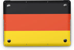 Sticker Master German Flag Evrensel Sticker Dizüstü Bilgisayar Vinil Sticker Decal 12" 13" 13.3" 14" 15" 15.4" 15.6 inç Dizüstü Bilgisayar Çıkartma Koruyucu Macbook Asus Acer Hp Lenovo Huawei Dell İçin