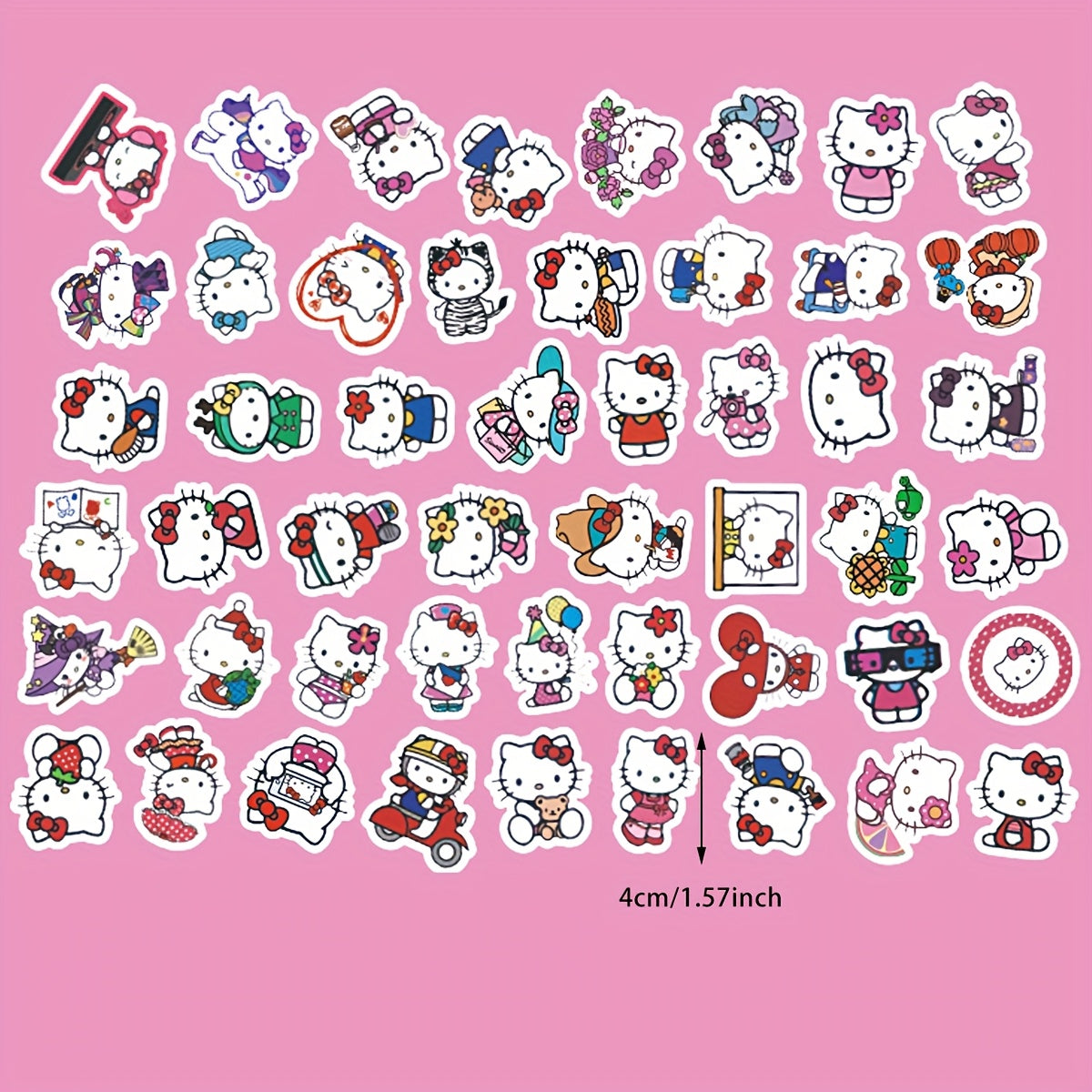 Hello Kitty Kuromi Melody Stil Sticker Seti | Sticker Master