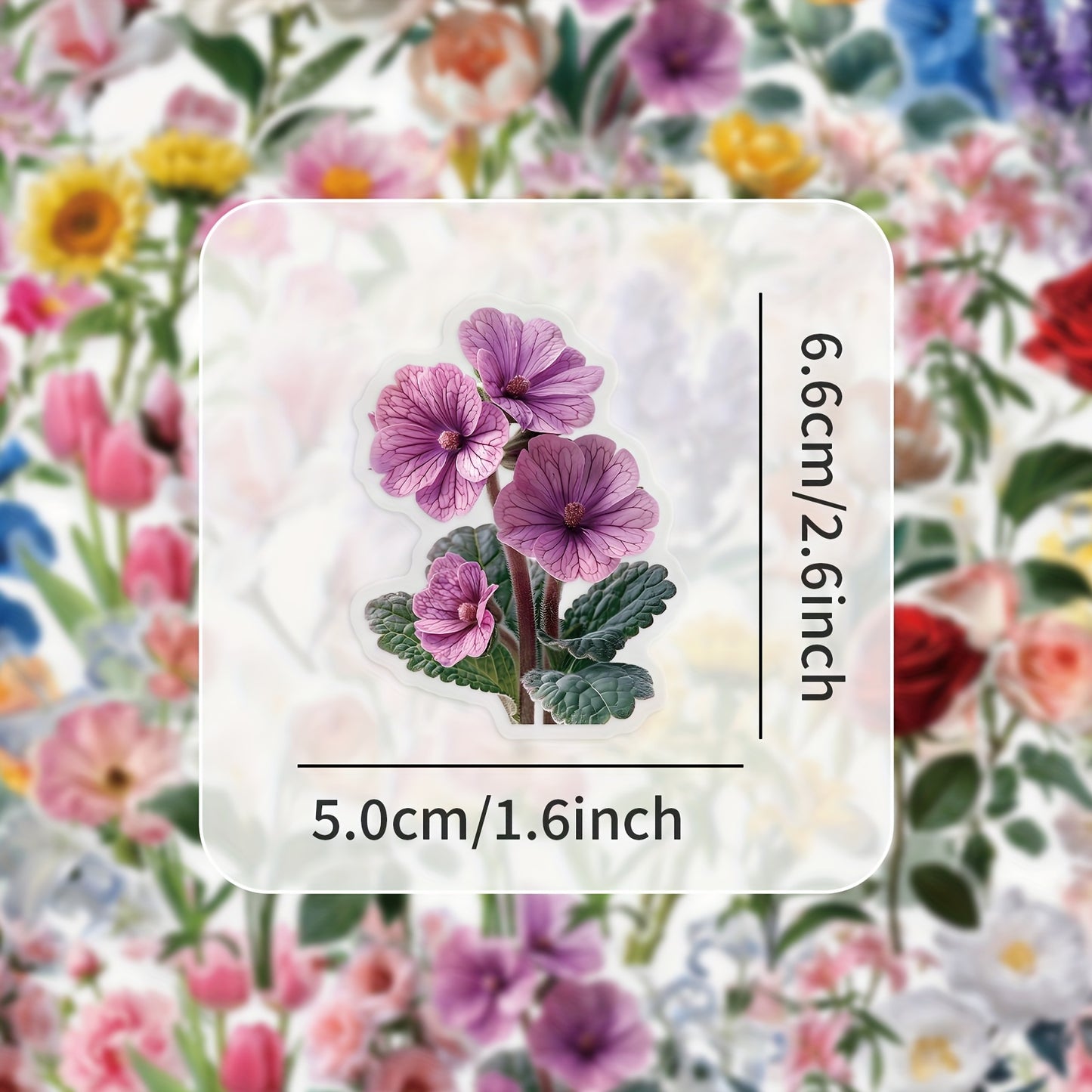 Çiçek Vinil Sticker Seti 50’li | Sticker Master