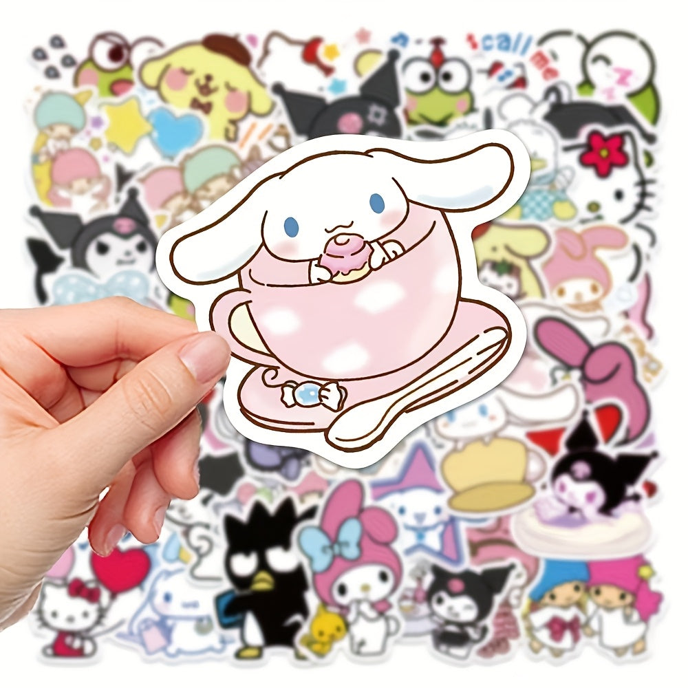 Hello Kitty Kuromi Melody Stil Sticker Seti | Sticker Master