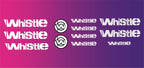 Sticker Master Whistle Bisiklet Sticker Set Etiket