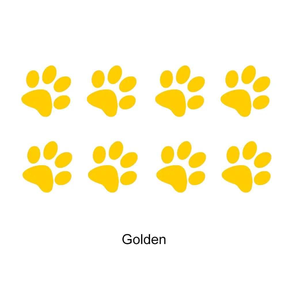 6 Adet Kedi Patisi Sticker Seti | Motosiklet Çanta ve Kask Dekoru (3x3 cm) Sticker Master