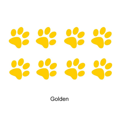 6 Adet Kedi Patisi Sticker Seti | Motosiklet Çanta ve Kask Dekoru (3x3 cm) Sticker Master