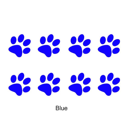 6 Adet Kedi Patisi Sticker Seti | Motosiklet Çanta ve Kask Dekoru (3x3 cm) Sticker Master