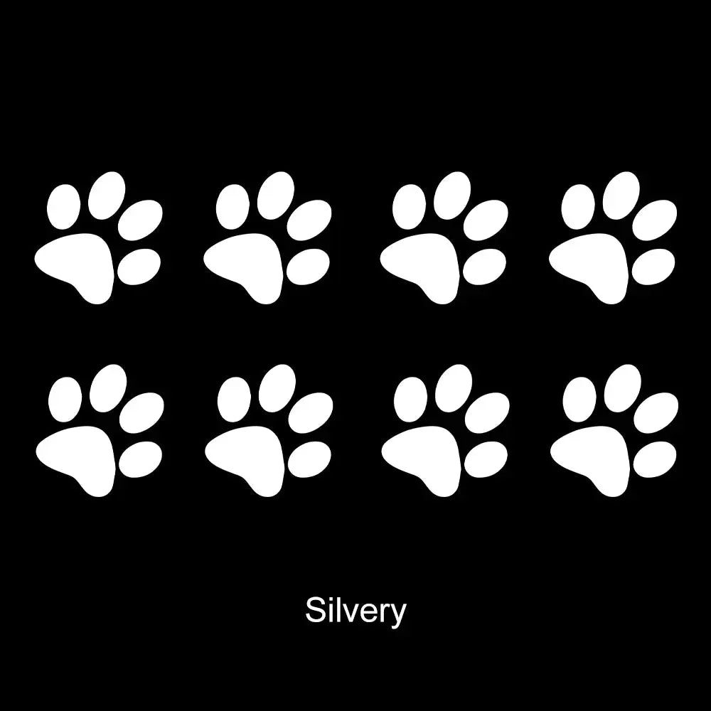 6 Adet Kedi Patisi Sticker Seti | Motosiklet Çanta ve Kask Dekoru (3x3 cm) Sticker Master