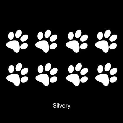 6 Adet Kedi Patisi Sticker Seti | Motosiklet Çanta ve Kask Dekoru (3x3 cm) Sticker Master