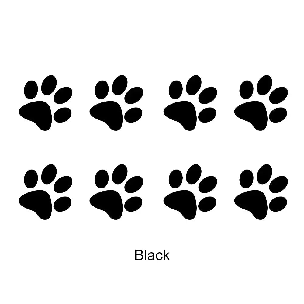 6 Adet Kedi Patisi Sticker Seti | Motosiklet Çanta ve Kask Dekoru (3x3 cm) Sticker Master