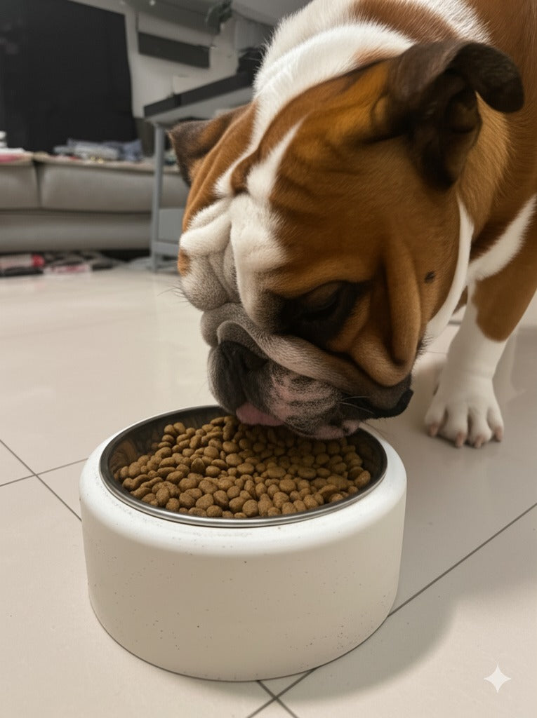Sticker Master Beton Kedi ve Köpek Mama Kabı – Şık ve Dayanıklı Tasarım