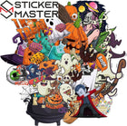 60 Adet Halloween Sticker Seti - Cadılar Bayramı Çıkartmaları | Sticker Master