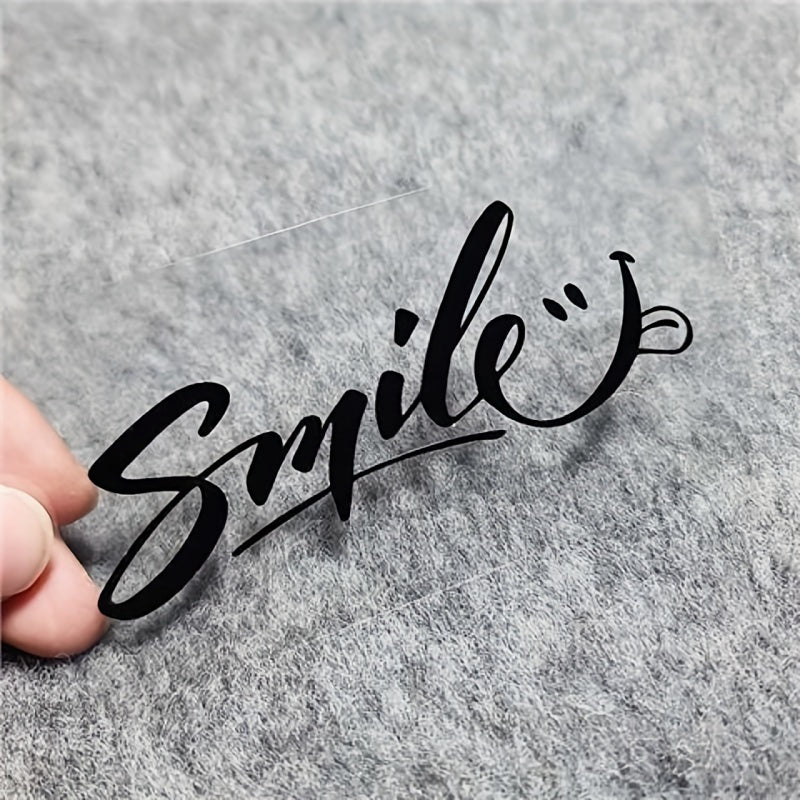 Smile Gülen Yüz Araba Stickerı Su Geçirmez - Sticker Master