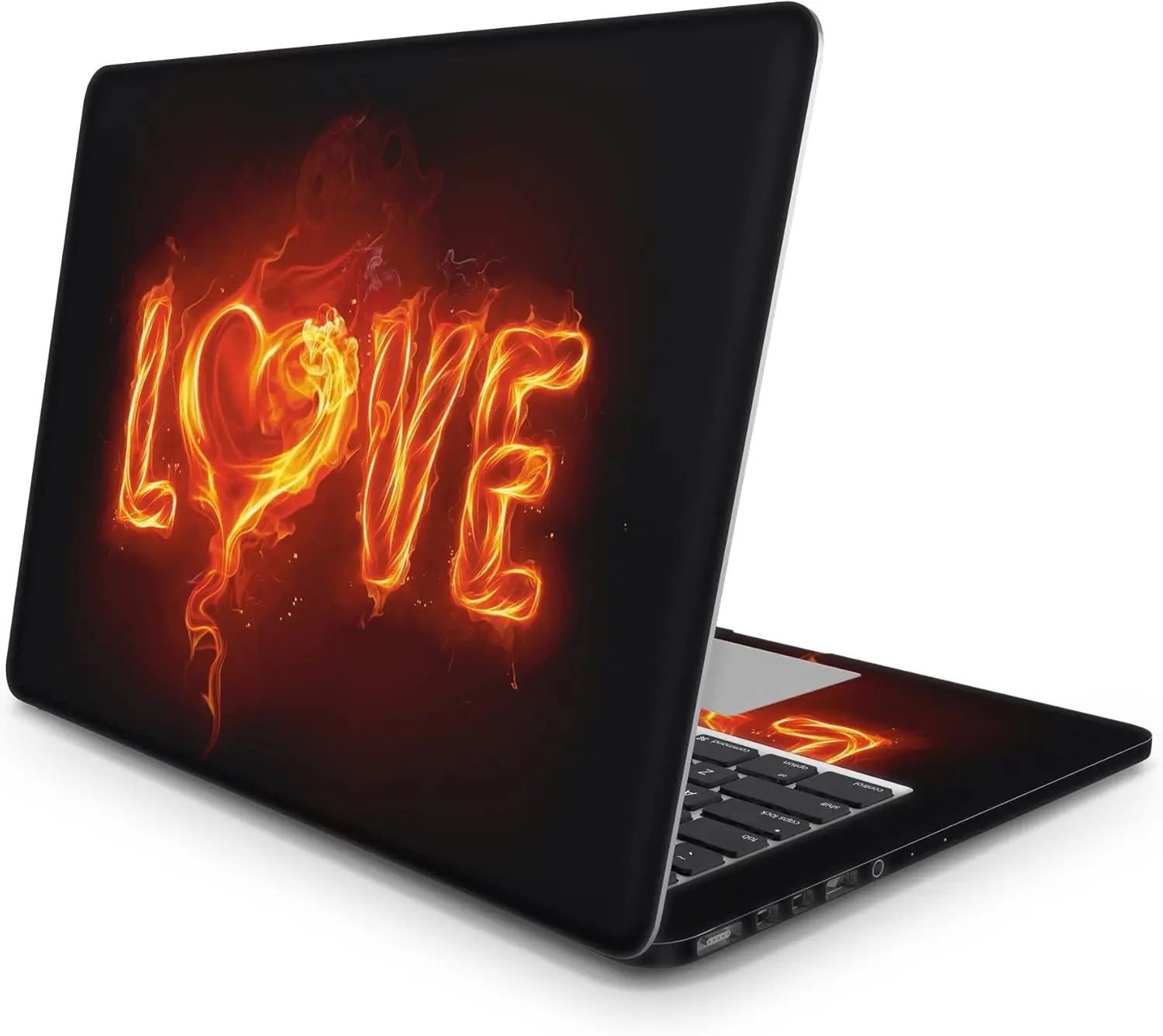 Sticker Master Love Flame Evrensel Sticker Dizüstü Bilgisayar Vinil Sticker Decal 12" 13" 13.3" 14" 15" 15.4" 15.6 inç Dizüstü Bilgisayar Çıkartma Koruyucu Macbook Asus Acer Hp Lenovo Huawei Dell İçin Sticker Master