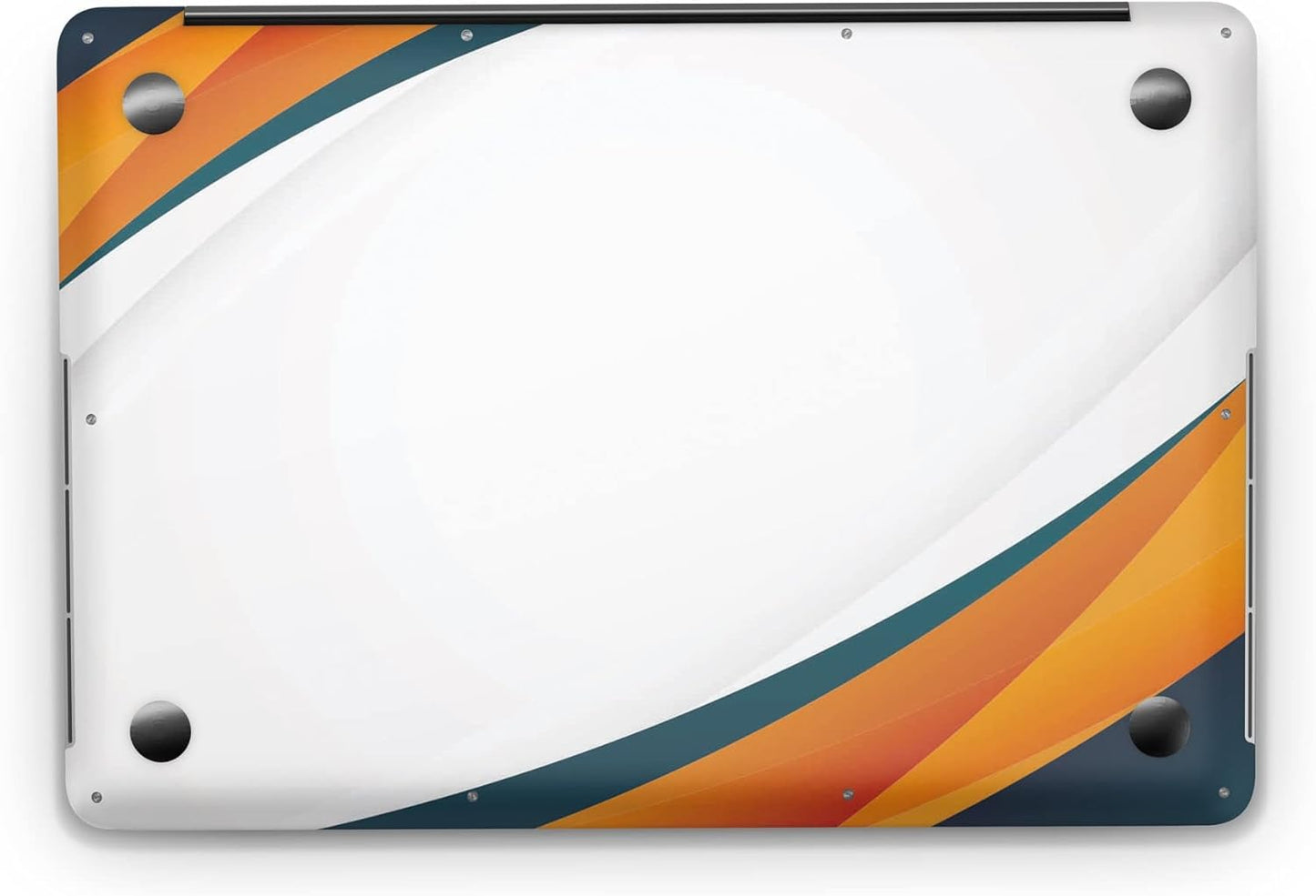 Sticker Master Elegant Wave Evrensel Sticker Dizüstü Bilgisayar Vinil Sticker Decal 12" 13" 13.3" 14" 15" 15.4" 15.6 inç Dizüstü Bilgisayar Çıkartma Koruyucu Macbook Asus Acer Hp Lenovo Huawei Dell İçin