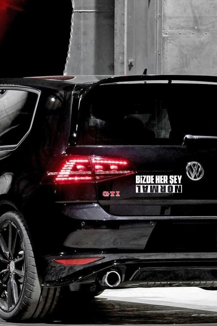 Sticker Master Bize Her Şey Normal Motorsiklet,Kask,Laptop,Motor Ve Oto Araç Sticker 20 X 8 Cm