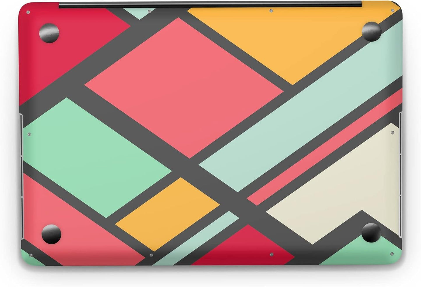 Sticker Master Retro Color Evrensel Sticker Dizüstü Bilgisayar Vinil Sticker Decal 12" 13" 13.3" 14" 15" 15.4" 15.6 inç Dizüstü Bilgisayar Çıkartma Koruyucu Macbook Asus Acer Hp Lenovo Huawei Dell İçin