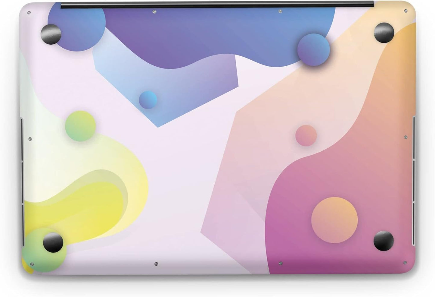 Sticker Master Colourful Shape Evrensel Sticker Dizüstü Bilgisayar Vinil Sticker Decal 12" 13" 13.3" 14" 15" 15.4" 15.6 inç Dizüstü Bilgisayar Çıkartma Koruyucu Macbook Asus Acer Hp Lenovo Huawei Dell İçin