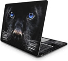 Kara Panter Laptop Sticker Mavi Gözlü Tasarım | Sticker Master