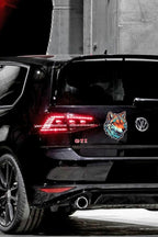 Wolf Kurt Sticker Renkli | Sticker Master
