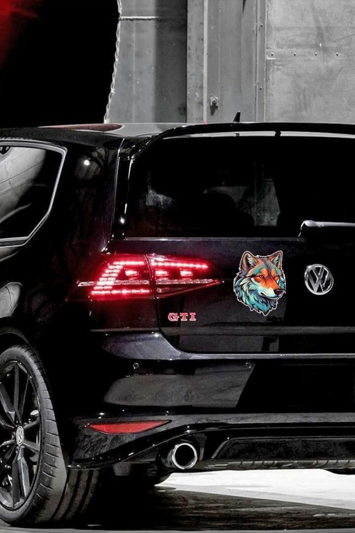 Wolf Kurt Sticker Renkli | Sticker Master