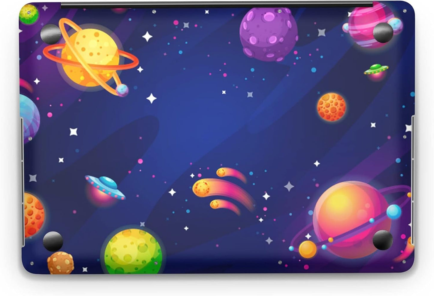 Sticker Master Colorful Planets Evrensel Sticker Dizüstü Bilgisayar Vinil Sticker Decal 12" 13" 13.3" 14" 15" 15.4" 15.6 inç Dizüstü Bilgisayar Çıkartma Koruyucu Macbook Asus Acer Hp Lenovo Huawei Dell İçin