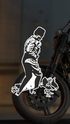 Sticker Master Mustafa Kemal Atatürk Kocatepe Motorsiklet,Kask,Laptop,Motor Ve Oto Araç Sticker  20 X 14 Cm