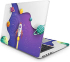 Uzay Temalı Laptop Sticker Roket Tasarım Seti | Sticker Master