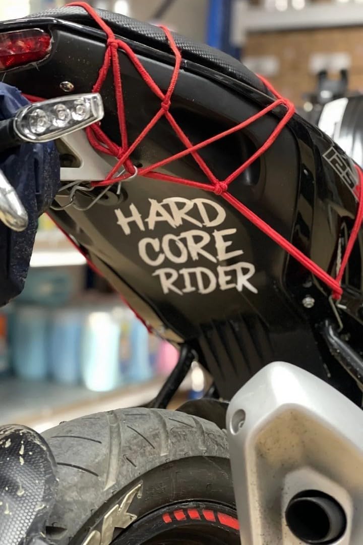 Sticker Master Hard Core Rider Motorsiklet,Kask,Laptop,Motor Ve Oto Araç Sticker 14 X 18 Cm