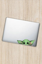 Sticker Master Yoda Motorsiklet,Kask,Laptop,Motor Ve Oto Araç Sticker 6 X 6 Cm Renkli