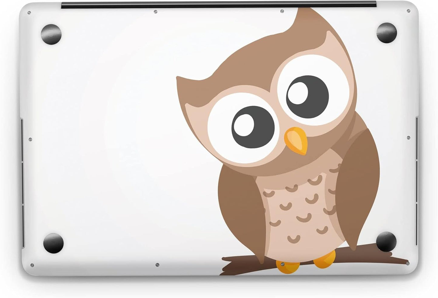 Sticker Master Cute Owl Evrensel Sticker Dizüstü Bilgisayar Vinil Sticker Decal 12" 13" 13.3" 14" 15" 15.4" 15.6 inç Dizüstü Bilgisayar Çıkartma Koruyucu Macbook Asus Acer Hp Lenovo Huawei Dell İçin