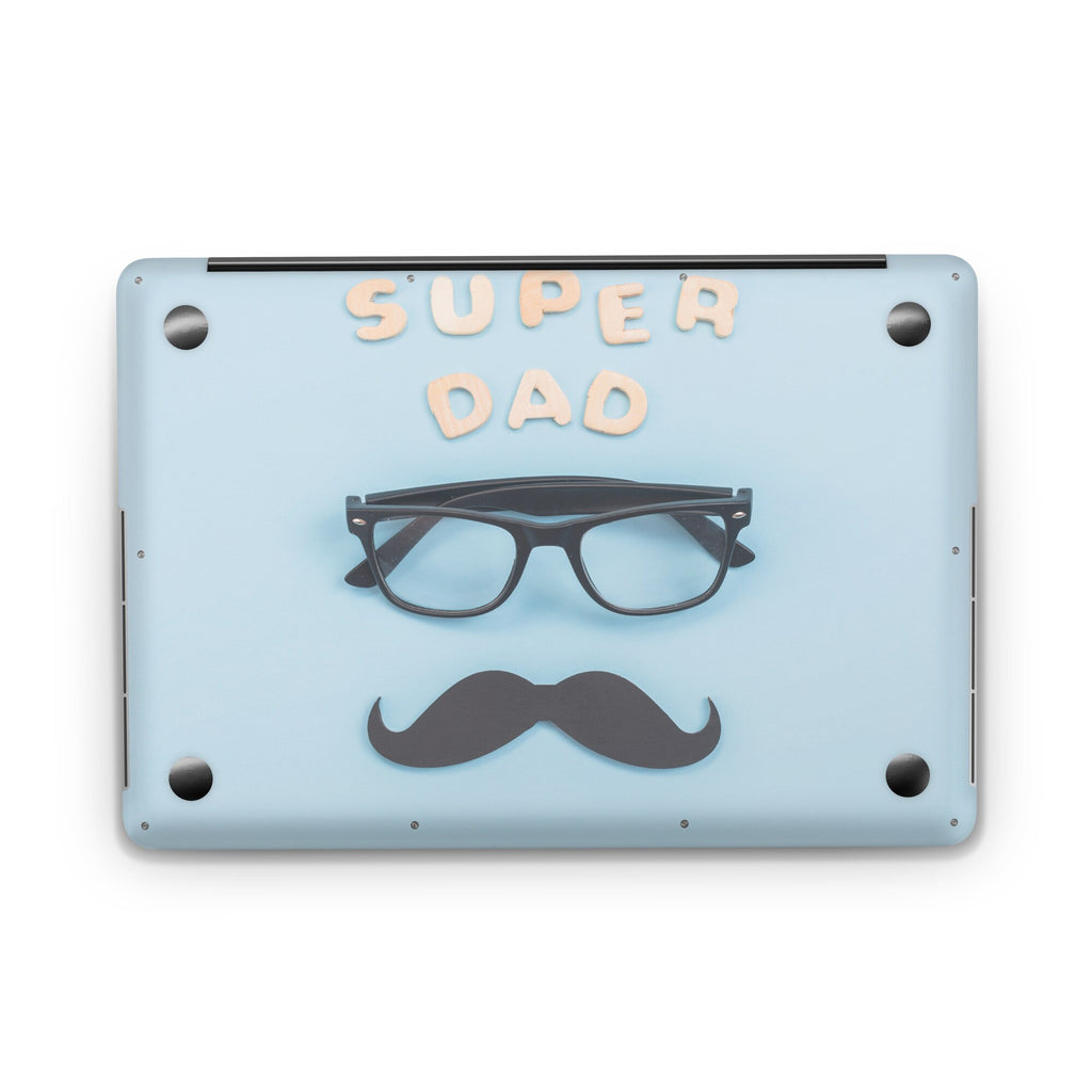 Sticker Master Super Dad Evrensel Sticker Dizüstü Bilgisayar Vinil Sticker Decal 12" 13" 13.3" 14" 15" 15.4" 15.6 inç Dizüstü Bilgisayar Çıkartma Koruyucu Macbook Asus Acer Hp Lenovo Huawei Dell İçin - Sticker Master