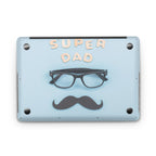 Sticker Master Super Dad Evrensel Sticker Dizüstü Bilgisayar Vinil Sticker Decal 12" 13" 13.3" 14" 15" 15.4" 15.6 inç Dizüstü Bilgisayar Çıkartma Koruyucu Macbook Asus Acer Hp Lenovo Huawei Dell İçin - Sticker Master