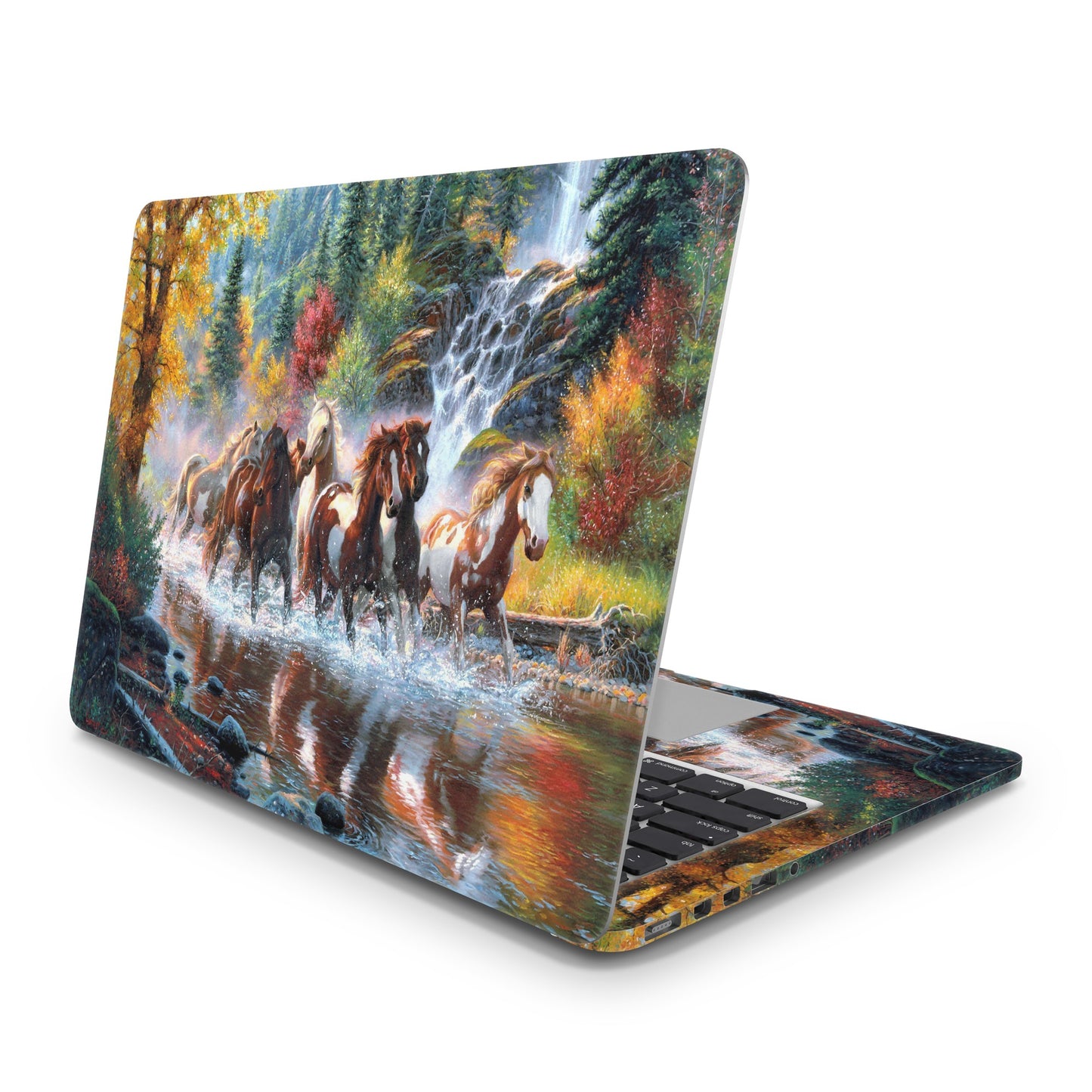 Sticker Master Running Horse Evrensel Sticker Dizüstü Bilgisayar Vinil Sticker Decal 12" 13" 13.3" 14" 15" 15.4" 15.6 inç Dizüstü Bilgisayar Çıkartma Koruyucu Macbook Asus Acer Hp Lenovo Huawei Dell İçin