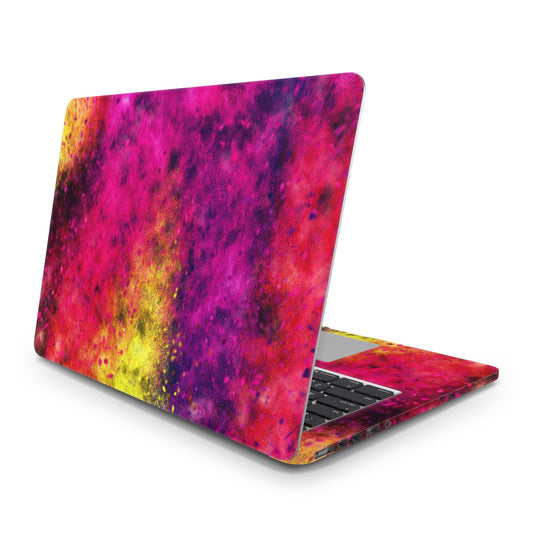Sticker Master Colorful Dust 6 Evrensel Sticker Dizüstü Bilgisayar Vinil Sticker Decal 12" 13" 13.3" 14" 15" 15.4" 15.6 inç Dizüstü Bilgisayar Çıkartma Koruyucu Macbook Asus Acer Hp Lenovo Huawei Dell İçin