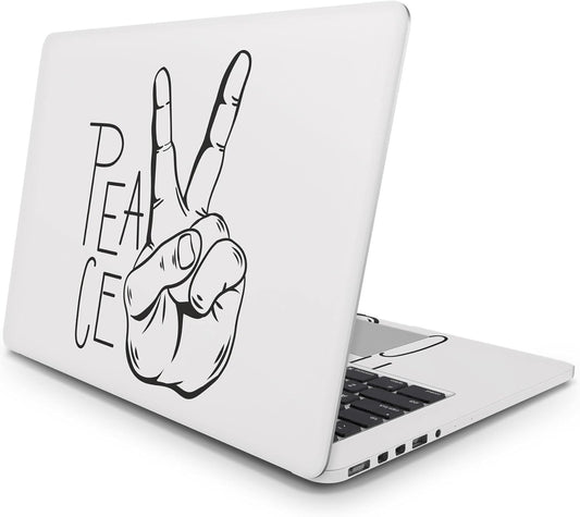 Sticker Master Vintage Peace Evrensel Sticker Dizüstü Bilgisayar Vinil Sticker Decal 12" 13" 13.3" 14" 15" 15.4" 15.6 inç Dizüstü Bilgisayar Çıkartma Koruyucu Macbook Asus Acer Hp Lenovo Huawei Dell İçin