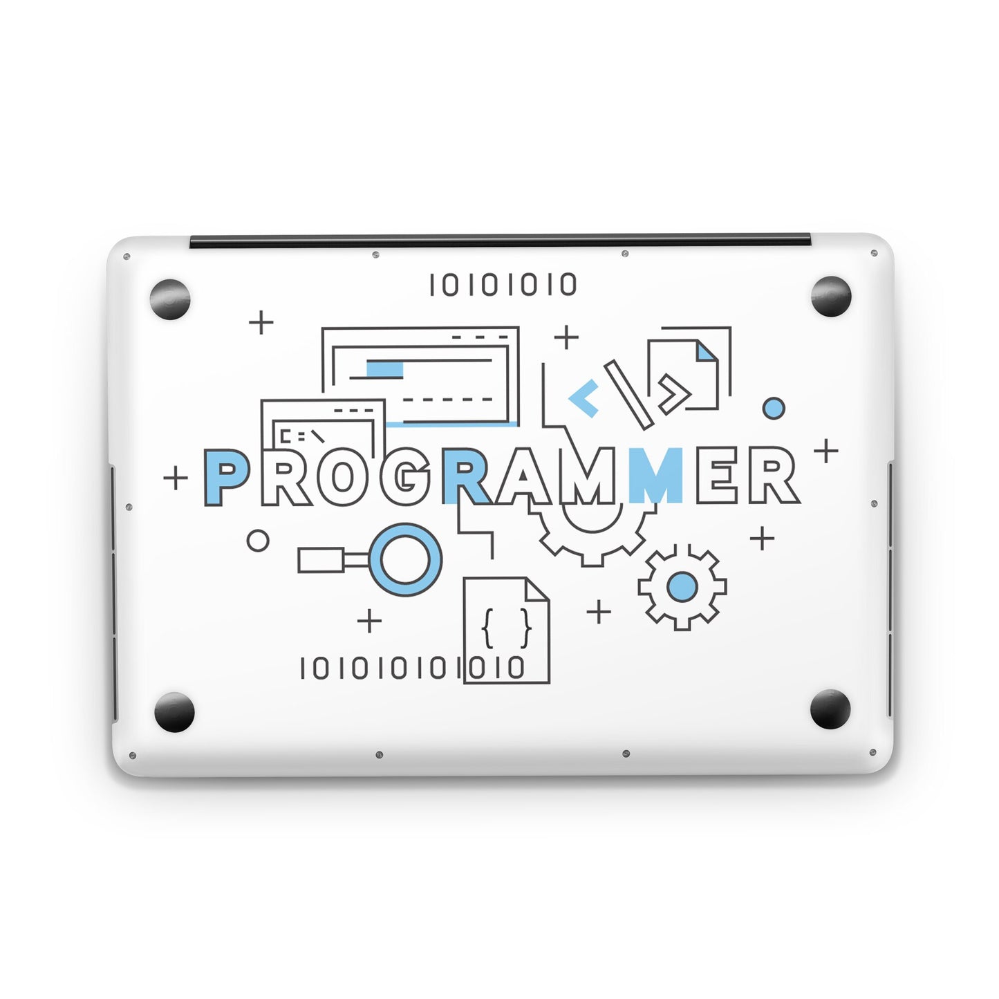 Sticker Master Programmer 1010 Evrensel Sticker Dizüstü Bilgisayar Vinil Sticker Decal 12" 13" 13.3" 14" 15" 15.4" 15.6 inç Dizüstü Bilgisayar Çıkartma Koruyucu Macbook Asus Acer Hp Lenovo Huawei Dell İçin