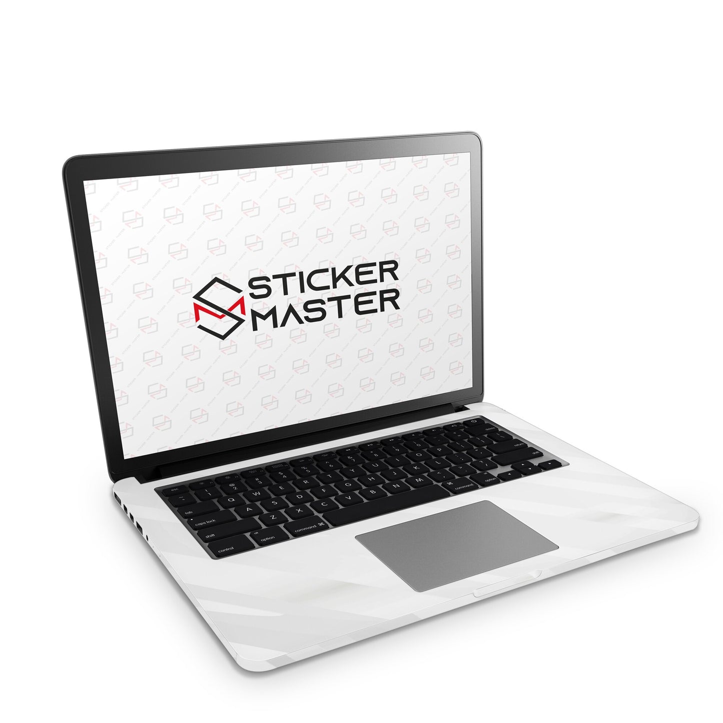 Sticker Master  White Elegant Evrensel Sticker Dizüstü Bilgisayar Vinil Sticker Decal 12" 13" 13.3" 14" 15" 15.4" 15.6 inç Dizüstü Bilgisayar Çıkartma Koruyucu Macbook Asus Acer Hp Lenovo Huawei Dell İçin