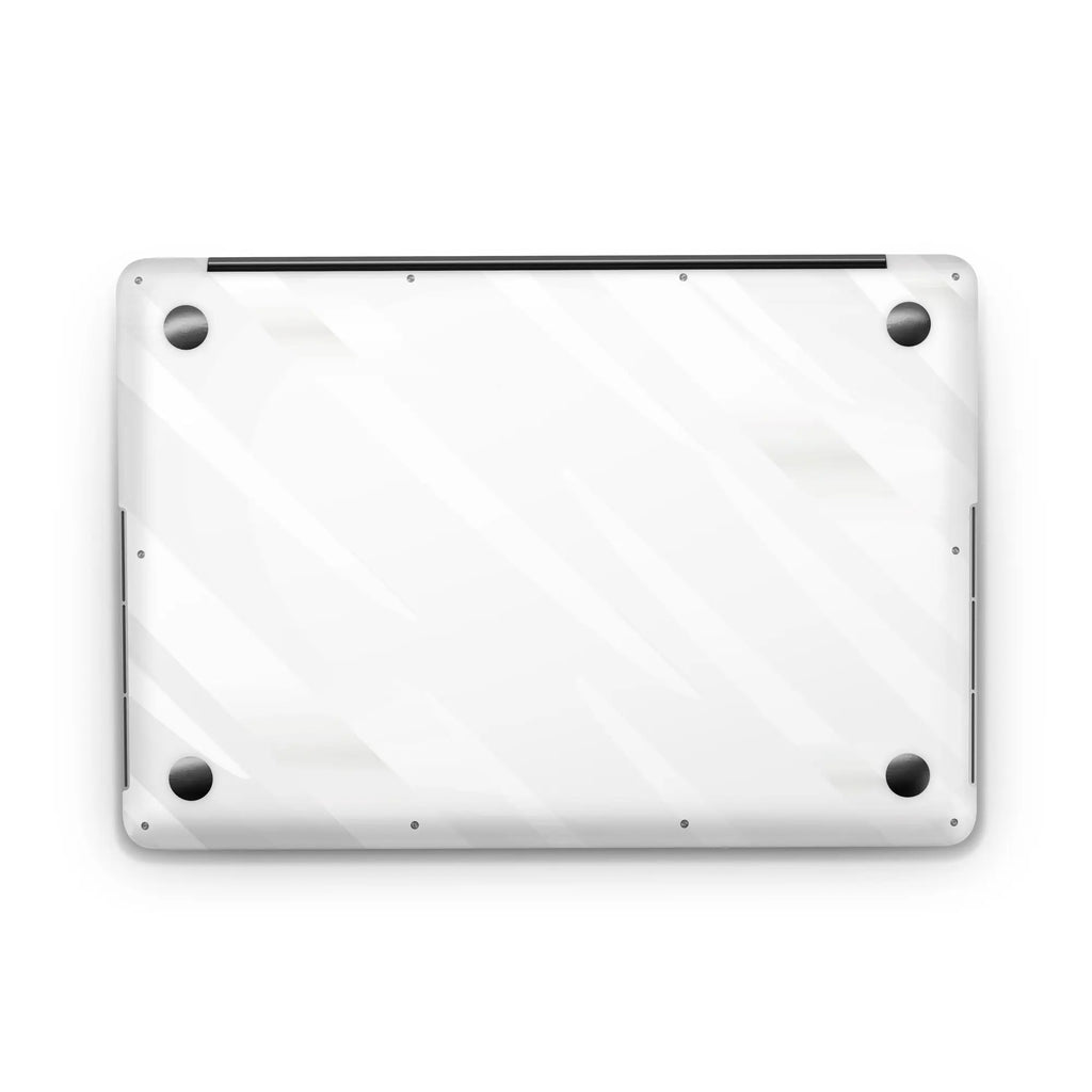 Sticker Master  White Elegant Evrensel Sticker Dizüstü Bilgisayar Vinil Sticker Decal 12" 13" 13.3" 14" 15" 15.4" 15.6 inç Dizüstü Bilgisayar Çıkartma Koruyucu Macbook Asus Acer Hp Lenovo Huawei Dell İçin - Sticker Master